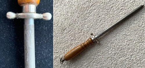 Vintage sharpening steel - vintage,
